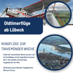 RUNDFLÜGE ZUR TRAVEMÜNDER WOCHE IN LÜBECK / 17.07. - 19.07.2026